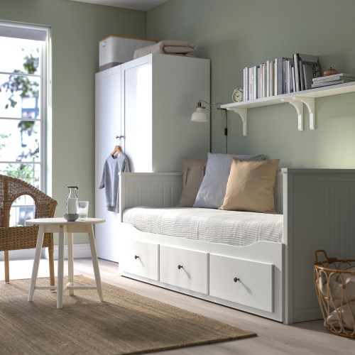 Hemnes bed with deals storage